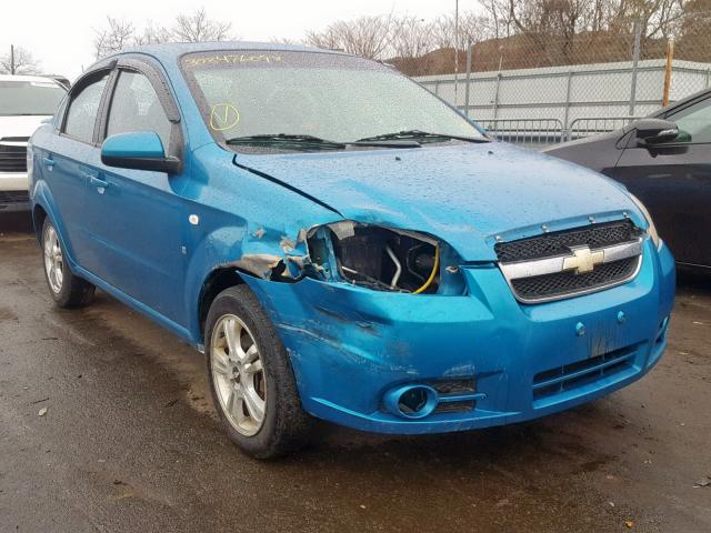 KL1TD56698B211747 - 2008 CHEVROLET AVEO BASE Көк фото 1