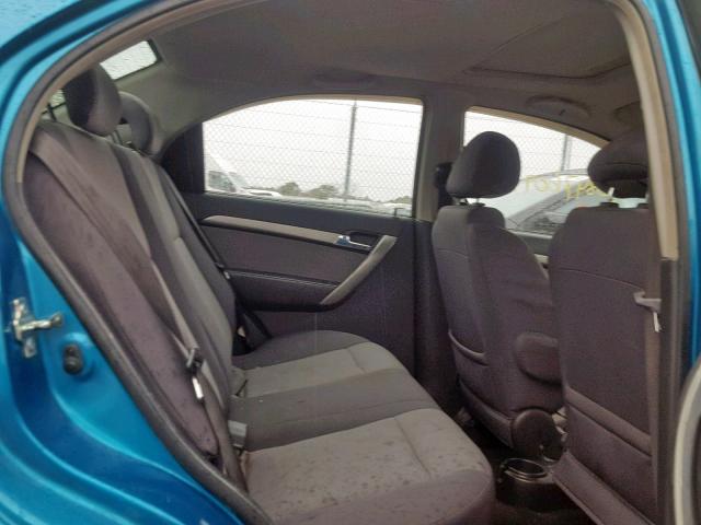 KL1TD56698B211747 - 2008 CHEVROLET AVEO BASE Көк фото 6