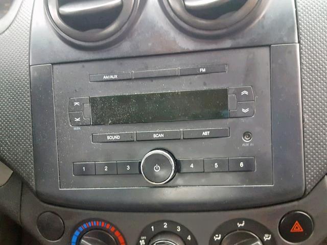 KL1TD56698B211747 - 2008 CHEVROLET AVEO BASE Көк фото 9