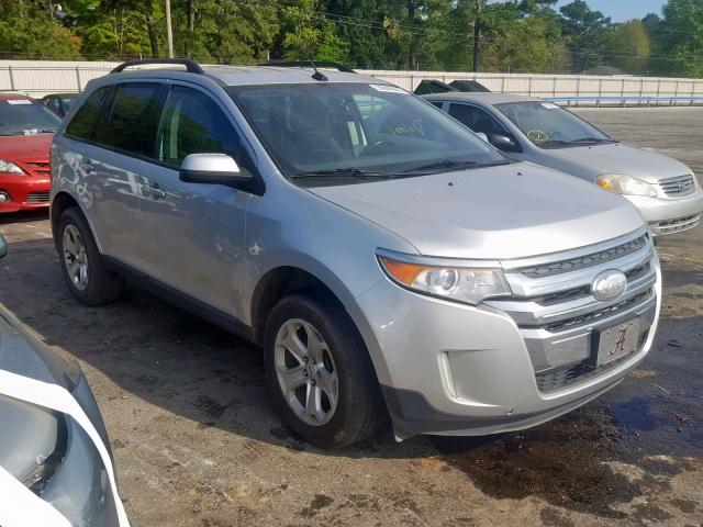 2FMDK3JCXDBB79332 - 2013 FORD EDGE SEL SILVER photo 1