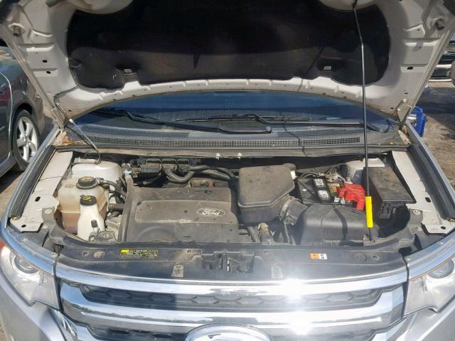 2FMDK3JCXDBB79332 - 2013 FORD EDGE SEL SILVER photo 7