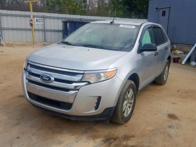 2FMDK3GC6BBA88871 - 2011 FORD EDGE SE SILVER photo 2