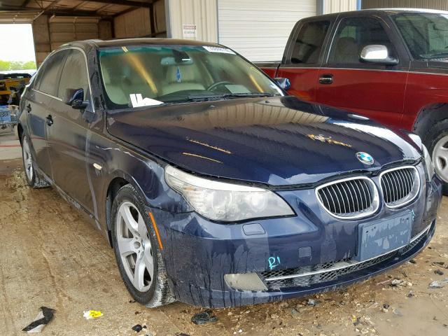 WBANW13548CZ74718 - 2008 BMW 535 I BLUE photo 1