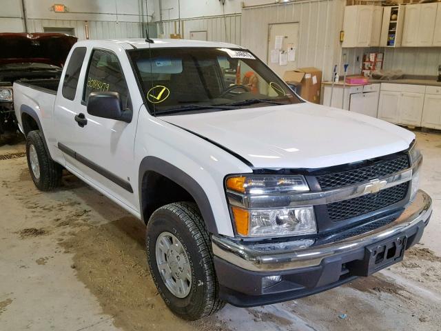 1GCDT19E388159945 - 2008 CHEVROLET COLORADO WHITE photo 1