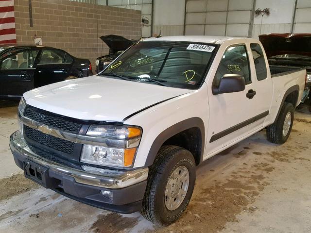 1GCDT19E388159945 - 2008 CHEVROLET COLORADO WHITE photo 2