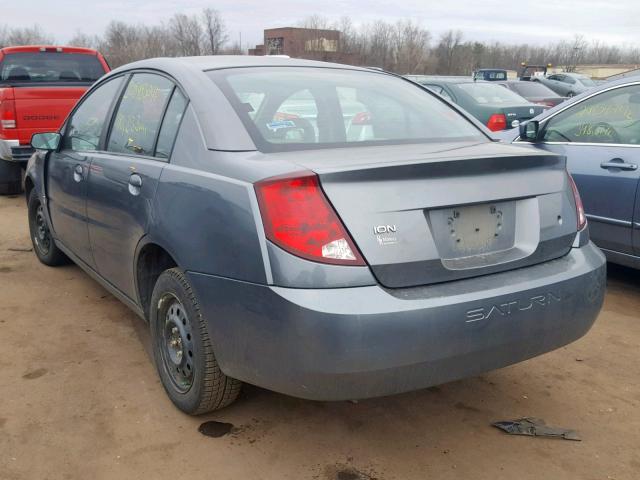 1G8AJ52F54Z202828 - 2004 SATURN ION LEVEL GRAY photo 3
