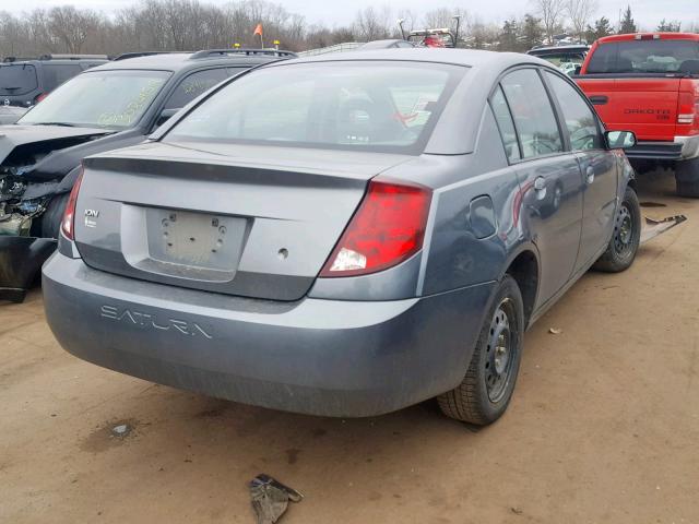 1G8AJ52F54Z202828 - 2004 SATURN ION LEVEL GRAY photo 4