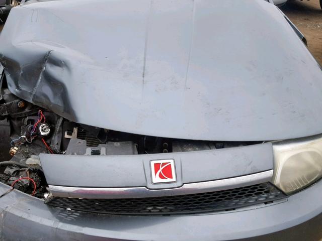 1G8AJ52F54Z202828 - 2004 SATURN ION LEVEL GRAY photo 7