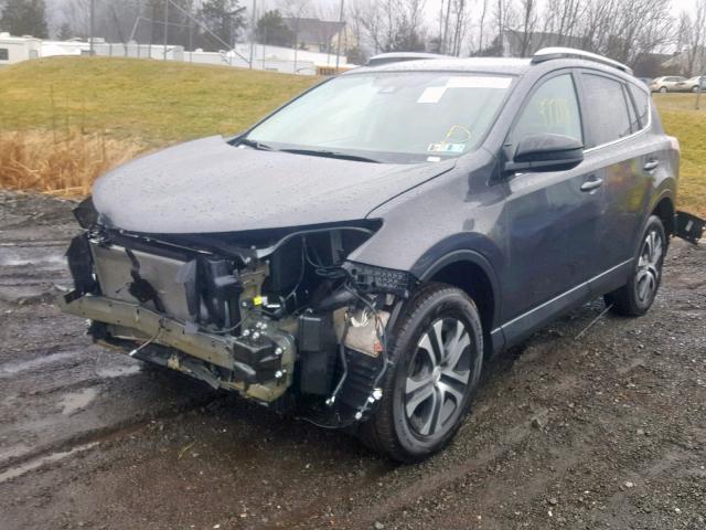 2T3BFREV9HW565466 - 2017 TOYOTA RAV4 LE CHARCOAL photo 2