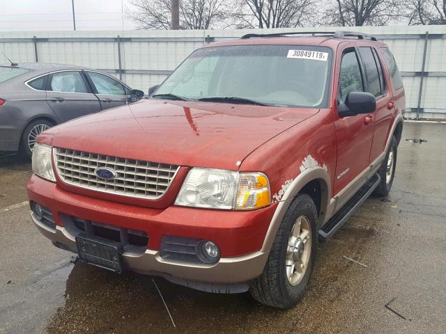 1FMDU74W12ZA64278 - 2002 FORD EXPLORER E RED photo 2