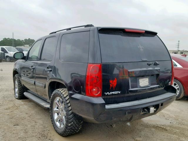 1GKFC13C97R315080 - 2007 GMC YUKON BLACK photo 3