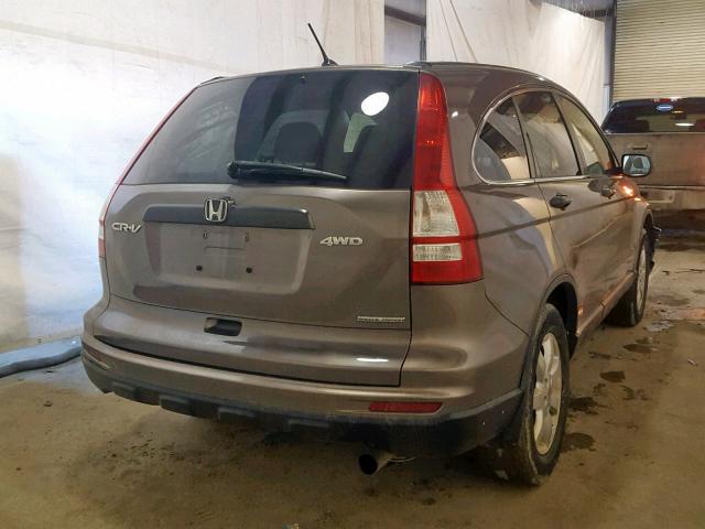 5J6RE4H49BL050768 - 2011 HONDA CR-V SE GRAY photo 4