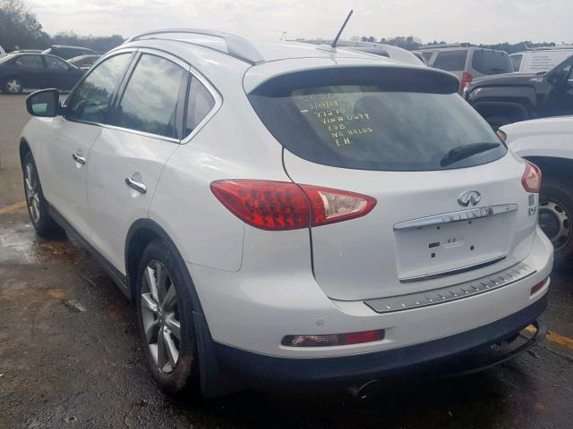 JN1BJ0HP2DM430699 - 2013 INFINITI EX37 BASE WHITE photo 3