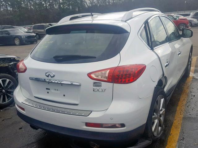 JN1BJ0HP2DM430699 - 2013 INFINITI EX37 BASE WHITE photo 4