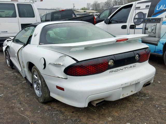 2G2FV22G9X2202897 - 1999 PONTIAC FIREBIRD F WHITE photo 3