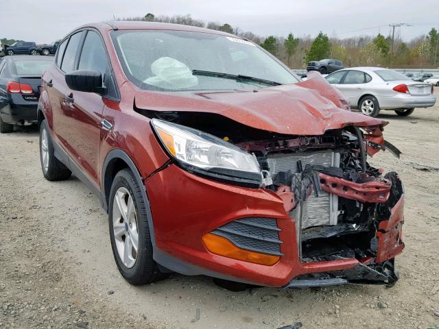 1FMCU0F71EUE21632 - 2014 FORD ESCAPE S RED photo 1