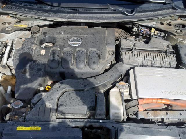 1N4CL21E28C169916 - 2008 NISSAN ALTIMA HYB SILVER photo 7