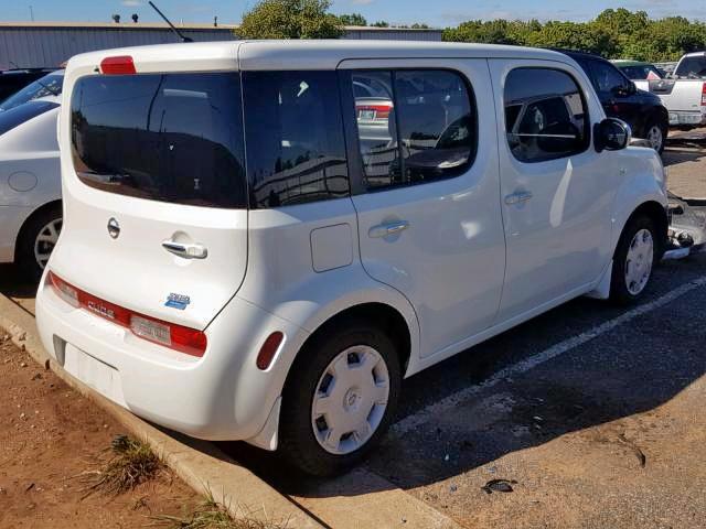 JN8AZ2KR8ET350519 - 2014 NISSAN CUBE S WHITE photo 4