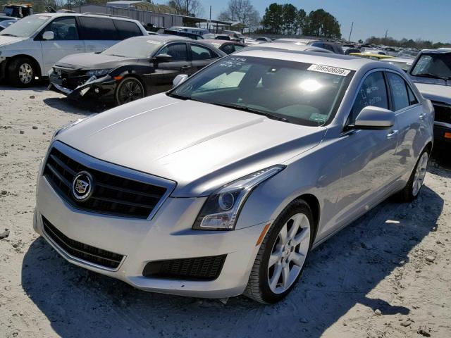 1G6AA5RX9D0172681 - 2013 CADILLAC ATS SILVER photo 2