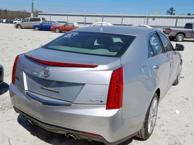 1G6AA5RX9D0172681 - 2013 CADILLAC ATS SILVER photo 4