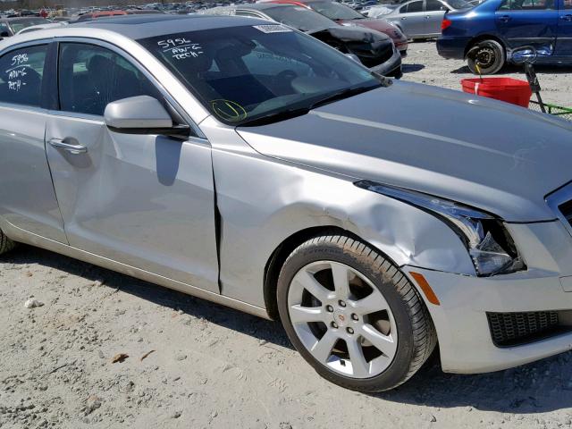 1G6AA5RX9D0172681 - 2013 CADILLAC ATS SILVER photo 9