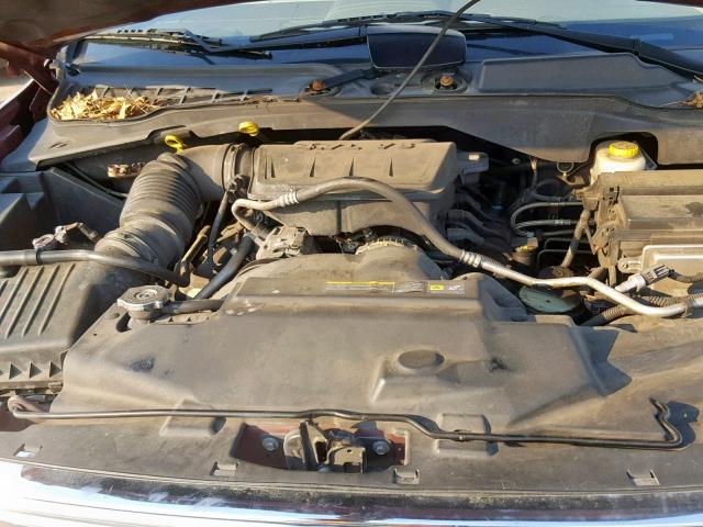 1A8HX58PX9F706084 - 2009 CHRYSLER ASPEN LIMI MAROON photo 7