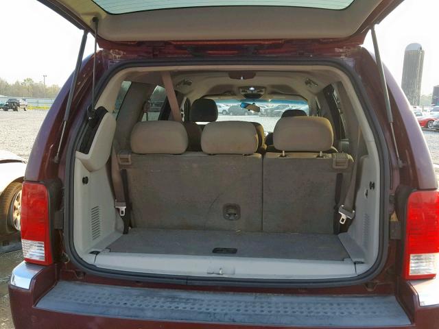1A8HX58PX9F706084 - 2009 CHRYSLER ASPEN LIMI MAROON photo 9