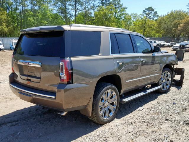 1GKS1CKJ8FR695964 - 2015 GMC YUKON DENA BROWN photo 4