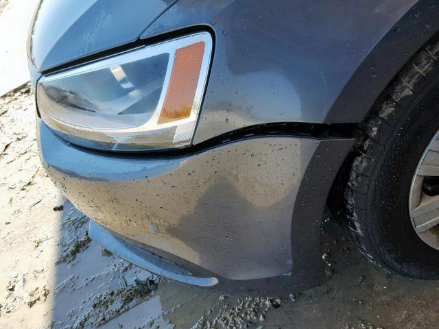 3VW2K7AJ9BM066269 - 2011 VOLKSWAGEN JETTA BASE CHARCOAL photo 9