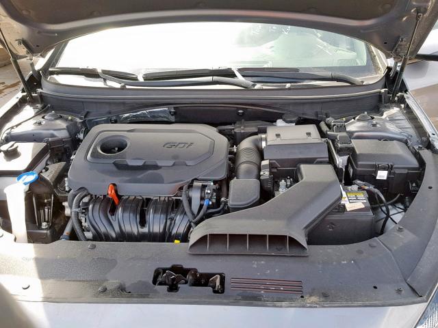 5NPE34AF1JH619959 - 2018 HYUNDAI SONATA SPO GRAY photo 7