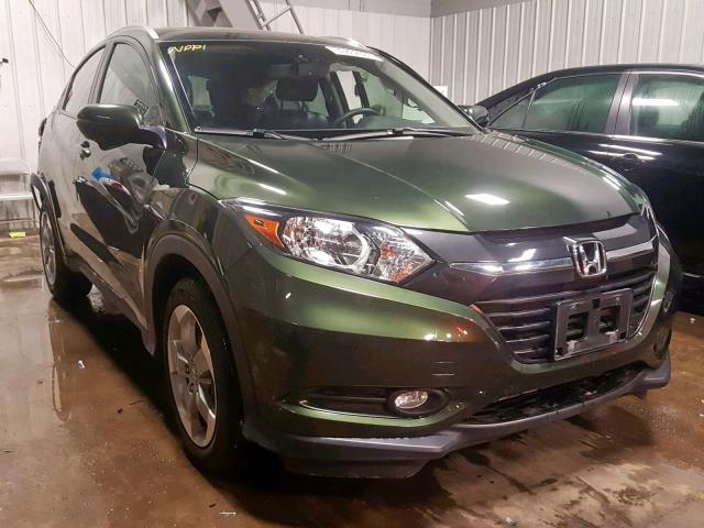 3CZRU6H76HM730143 - 2017 HONDA HR-V EXL GREEN photo 1