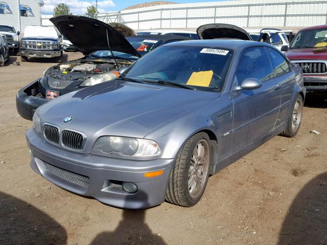 WBSBL93414PN58609 - 2004 BMW M3 SILVER photo 2