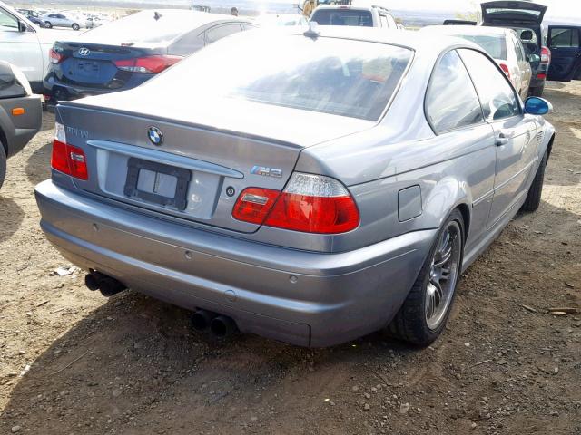 WBSBL93414PN58609 - 2004 BMW M3 SILVER photo 4