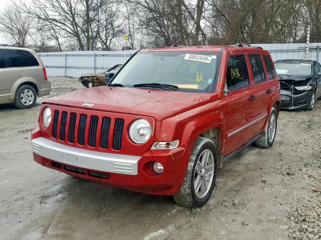 1J8FF48W68D707075 - 2008 JEEP PATRIOT LI RED photo 2