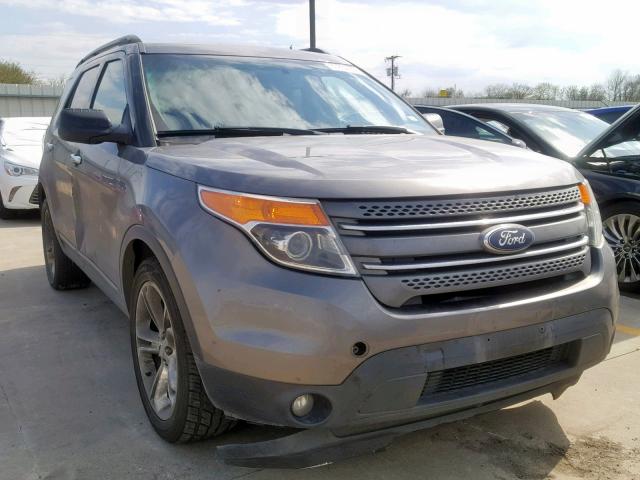 1FM5K7F82DGC34848 - 2013 FORD EXPLORER L CHARCOAL photo 1