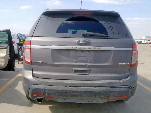 1FM5K7F82DGC34848 - 2013 FORD EXPLORER L CHARCOAL photo 9