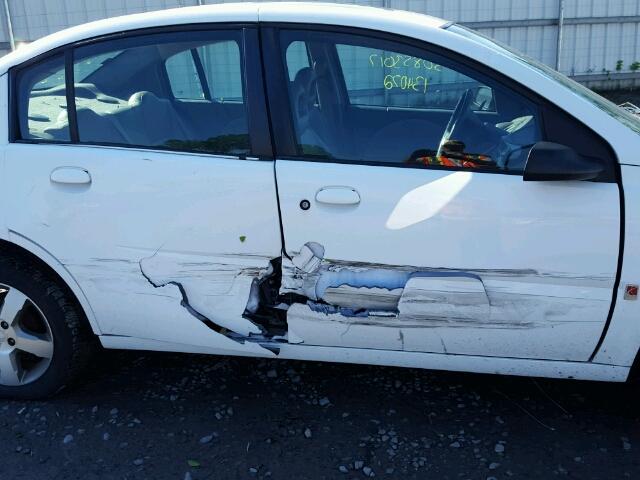 1G8AL55F26Z149658 - 2006 SATURN ION LEVEL WHITE photo 9