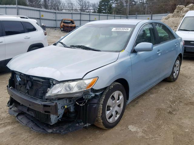 4T4BE46K89R109999 - 2009 TOYOTA CAMRY BASE BLUE photo 2