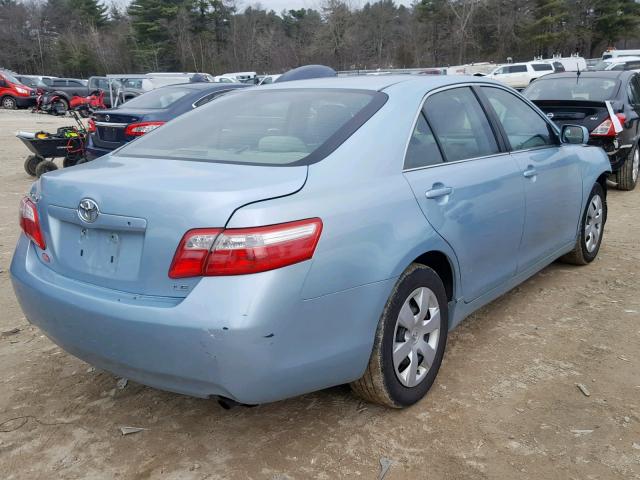 4T4BE46K89R109999 - 2009 TOYOTA CAMRY BASE BLUE photo 4