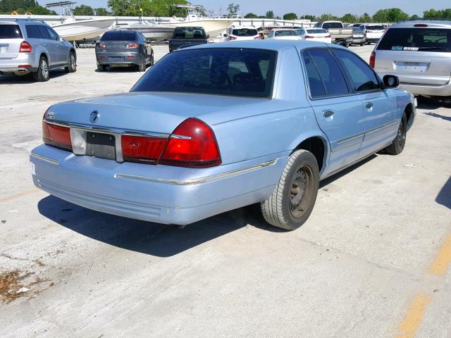 2MEFM74W4YX636955 - 2000 MERCURY GRAND MARQ BLUE photo 4