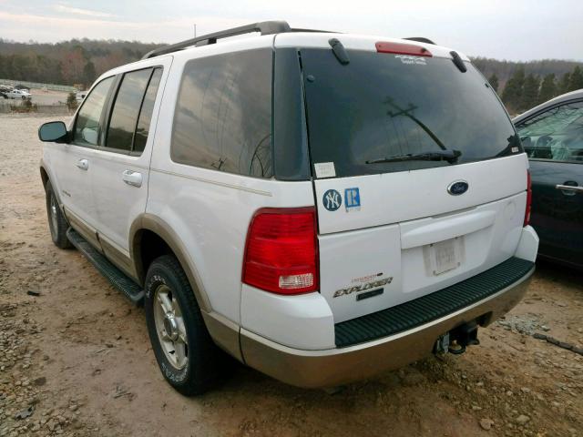 1FMZU74E82ZB03350 - 2002 FORD EXPLORER E WHITE photo 3