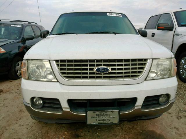 1FMZU74E82ZB03350 - 2002 FORD EXPLORER E WHITE photo 9