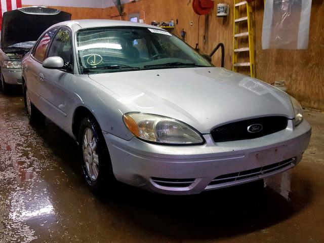 1FAFP56U17A171587 - 2007 FORD TAURUS SEL SILVER photo 1