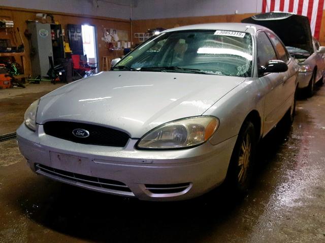 1FAFP56U17A171587 - 2007 FORD TAURUS SEL SILVER photo 2