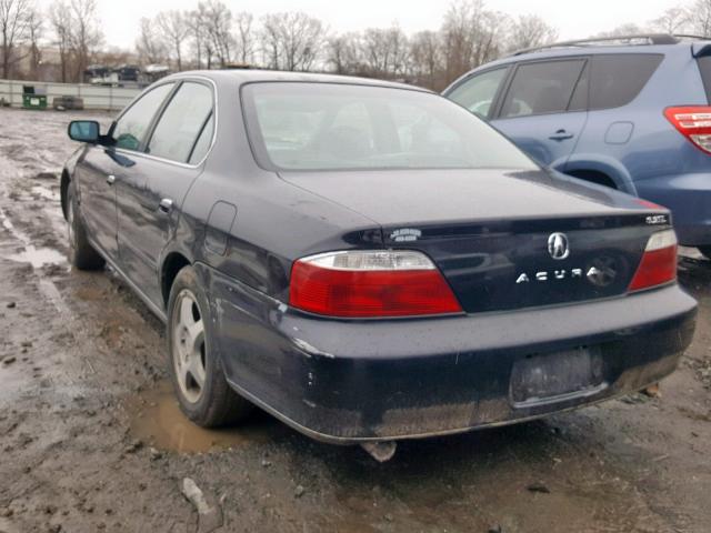 19UUA566X3A074128 - 2003 ACURA 3.2TL BLACK photo 3