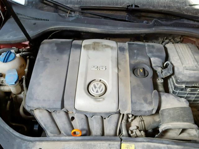 3VWDF31K86M612631 - 2006 VOLKSWAGEN JETTA 2.5L RED photo 7