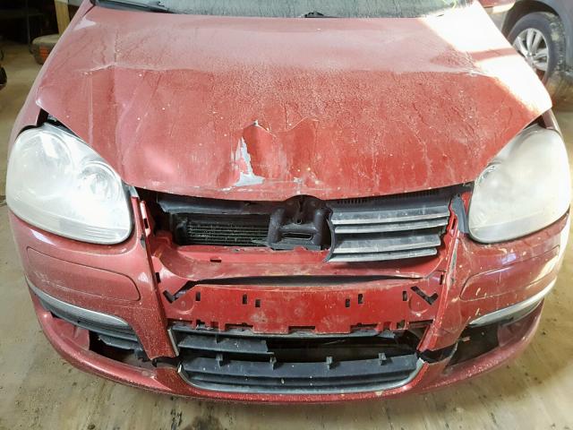 3VWDF31K86M612631 - 2006 VOLKSWAGEN JETTA 2.5L RED photo 9