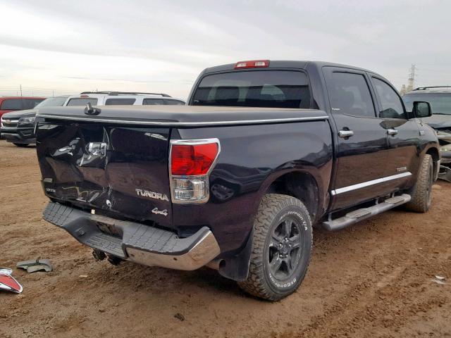 5TFHW5F14DX312995 - 2013 TOYOTA TUNDRA CRE BLACK photo 4