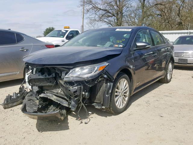 4T1BD1EB7DU017921 - 2013 TOYOTA AVALON HYB GRAY photo 2