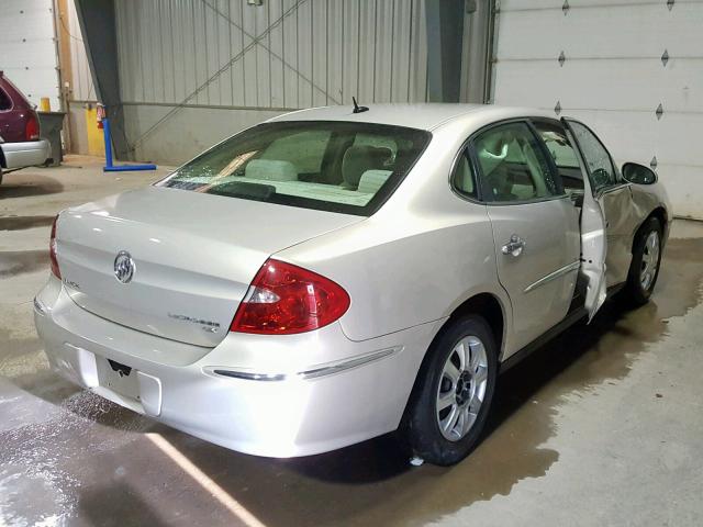 2G4WC582781373343 - 2008 BUICK LACROSSE C GOLD photo 4